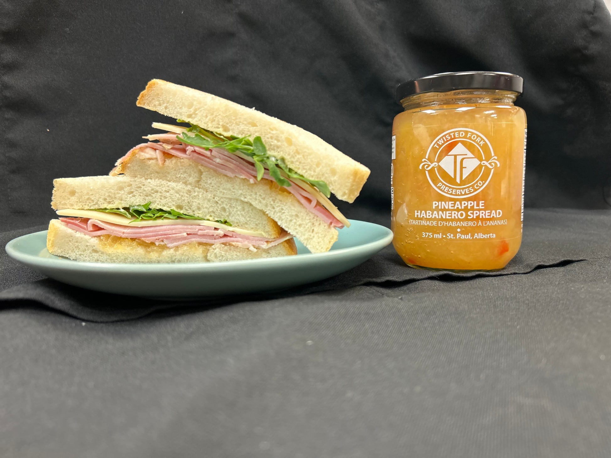 jam on sandwich with jam