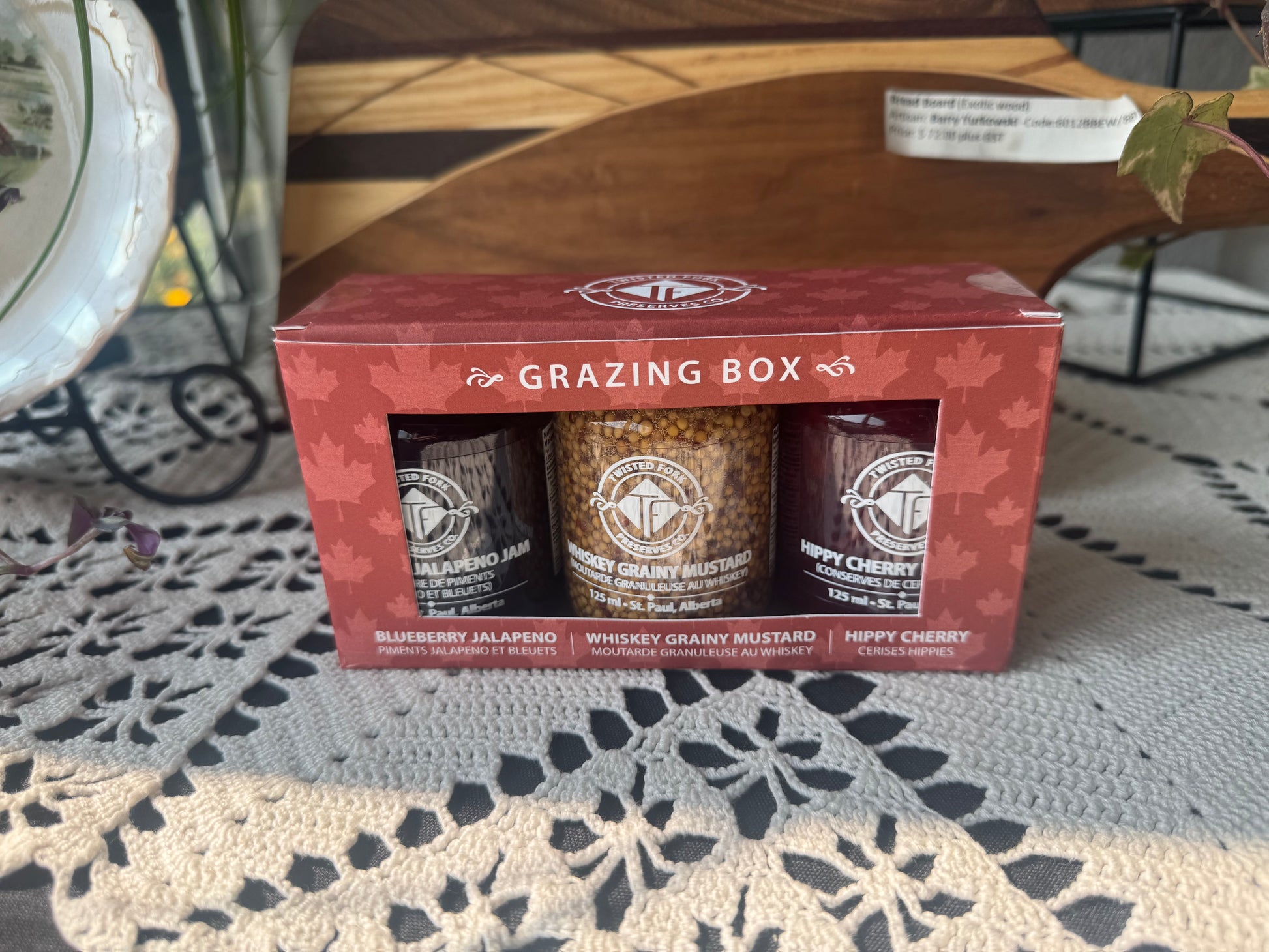 Grazing box with 3 flavours that can go with anything do with grazing