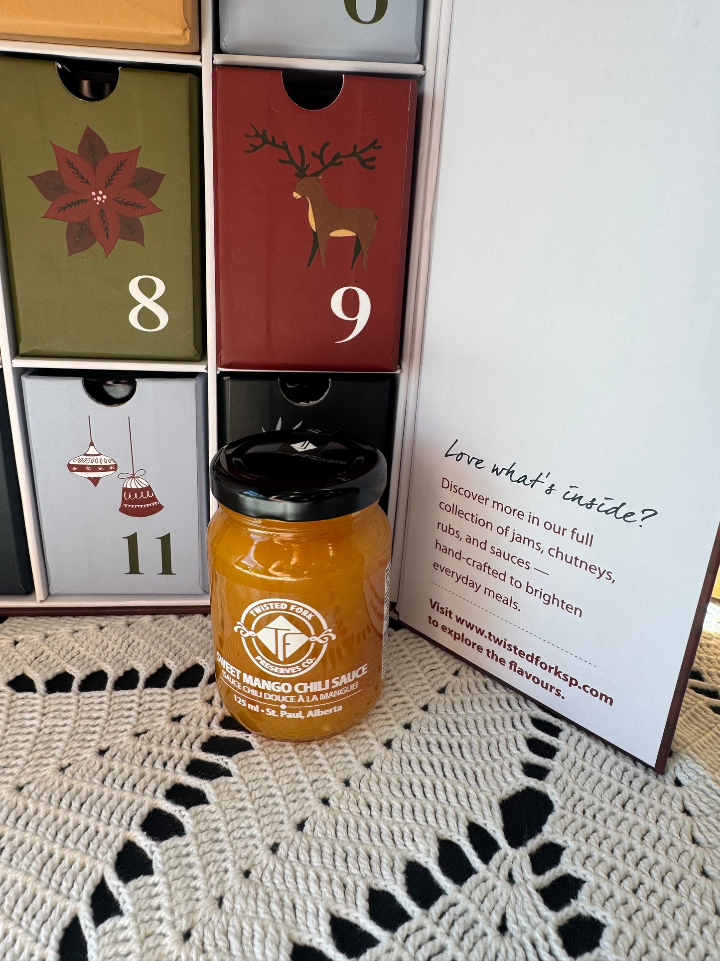 12 DAYS OF CHRISTMAS Jam Advent Calendar