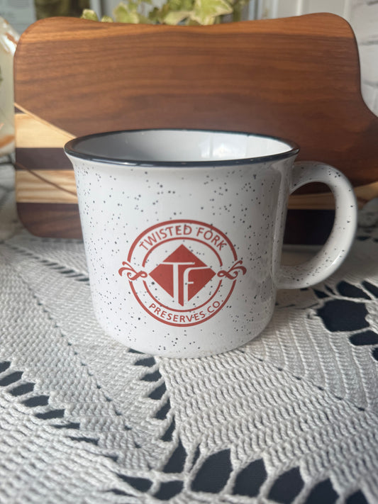Twisted Fork Ceramic Mugs