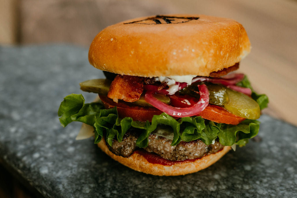 next level burger with Messy Mop BBQ