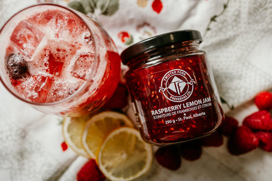 Raspberry mocktail usiing TF Preserves