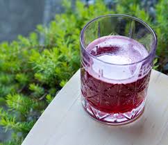 Haskap Sangria using Haskap jam