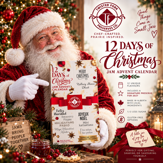 12 DAYS OF CHRISTMAS Jam Advent Calendar