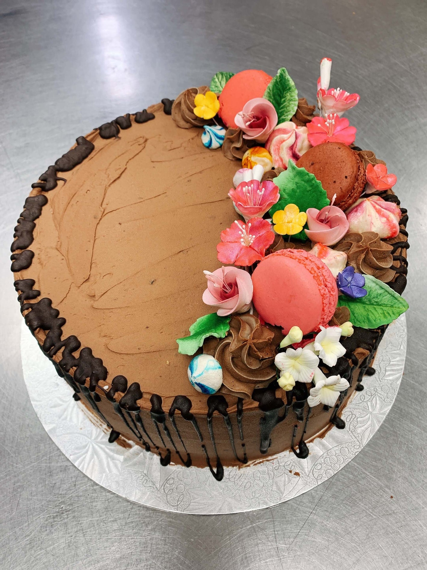 Custom chocolate cake