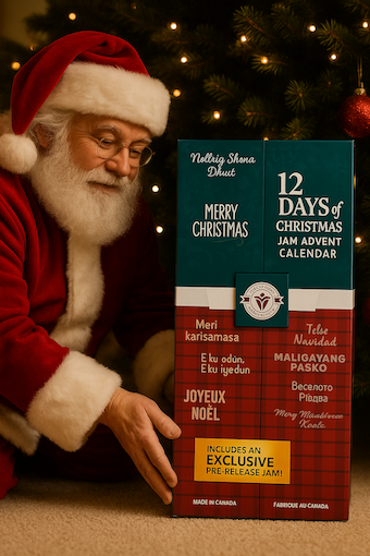12 DAYS OF CHRISTMAS Jam Advent Calendar