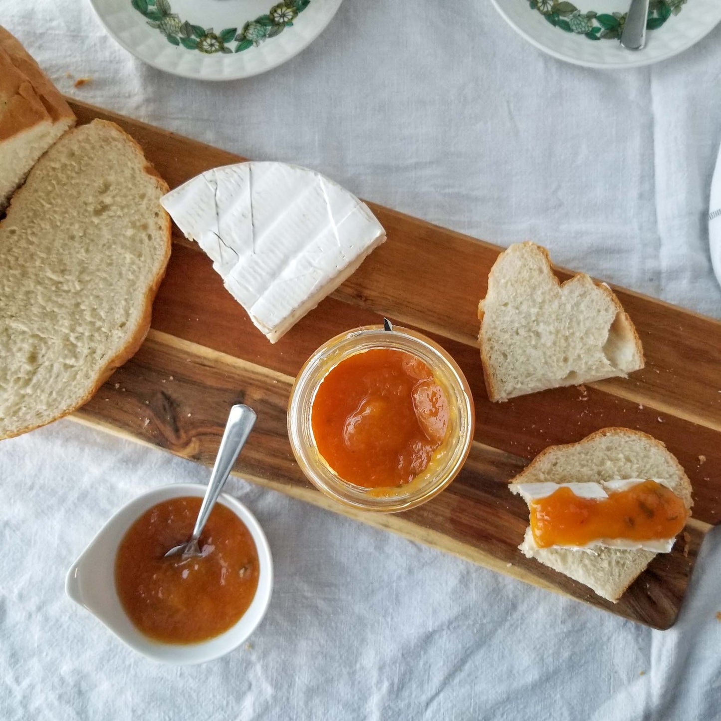 Peach Basil Jam